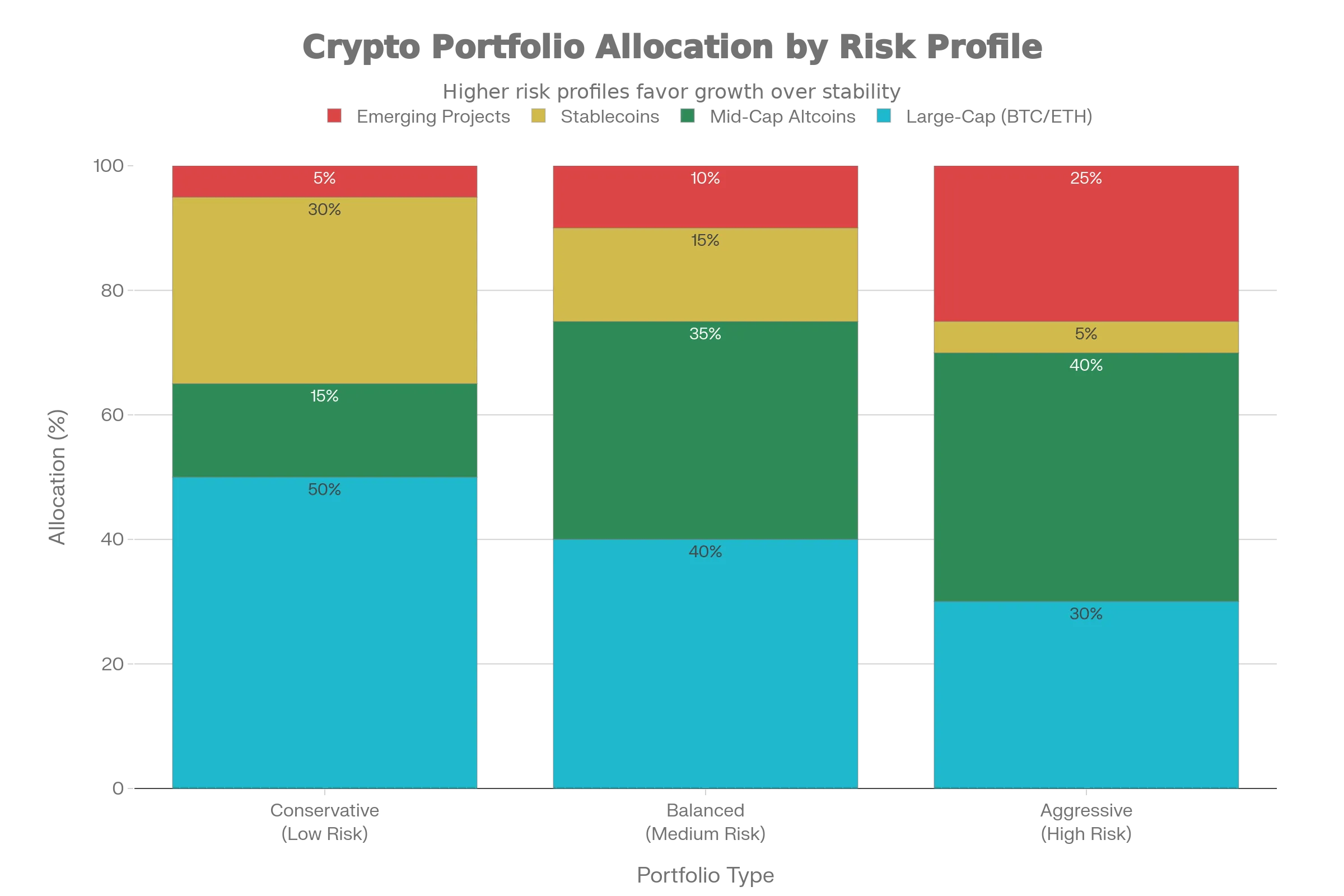 Cryptocurrency Portfolio Allocation Models by Risk Profile