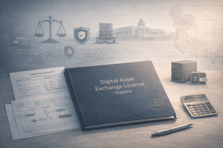 Regulatory framework overview for obtaining a crypto exchange license in Thailand under Thai SEC supervision for digital asset businesses